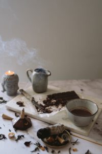 melted chocolate in a bowl
